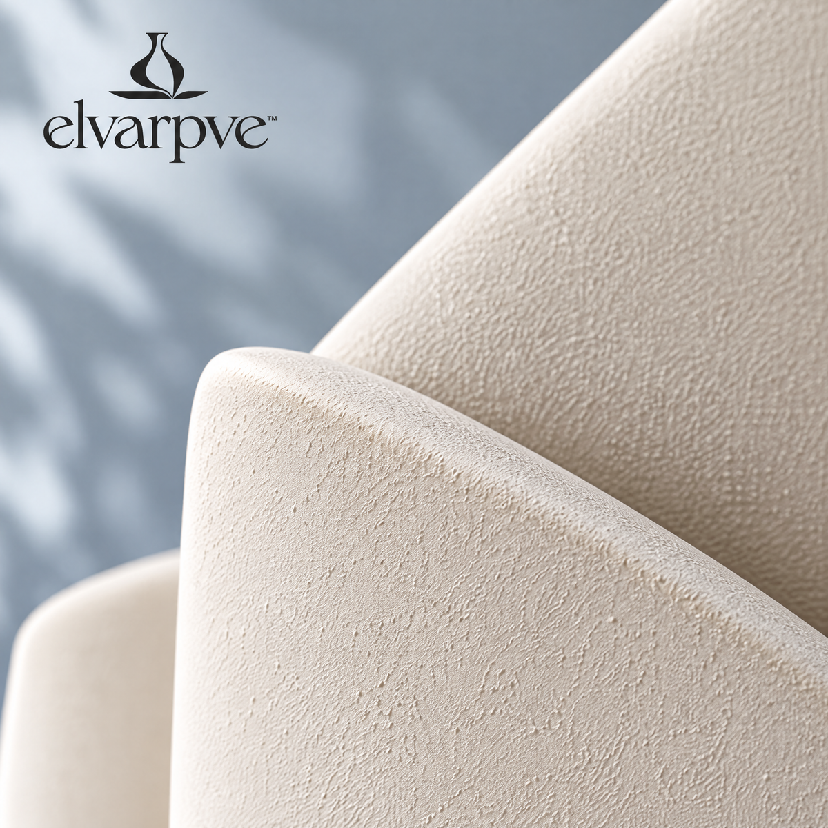 elvarpve™ Strata Offset Ceramic Vase — Sculptural Layered Bud Vessel for Shelf & Console Décor